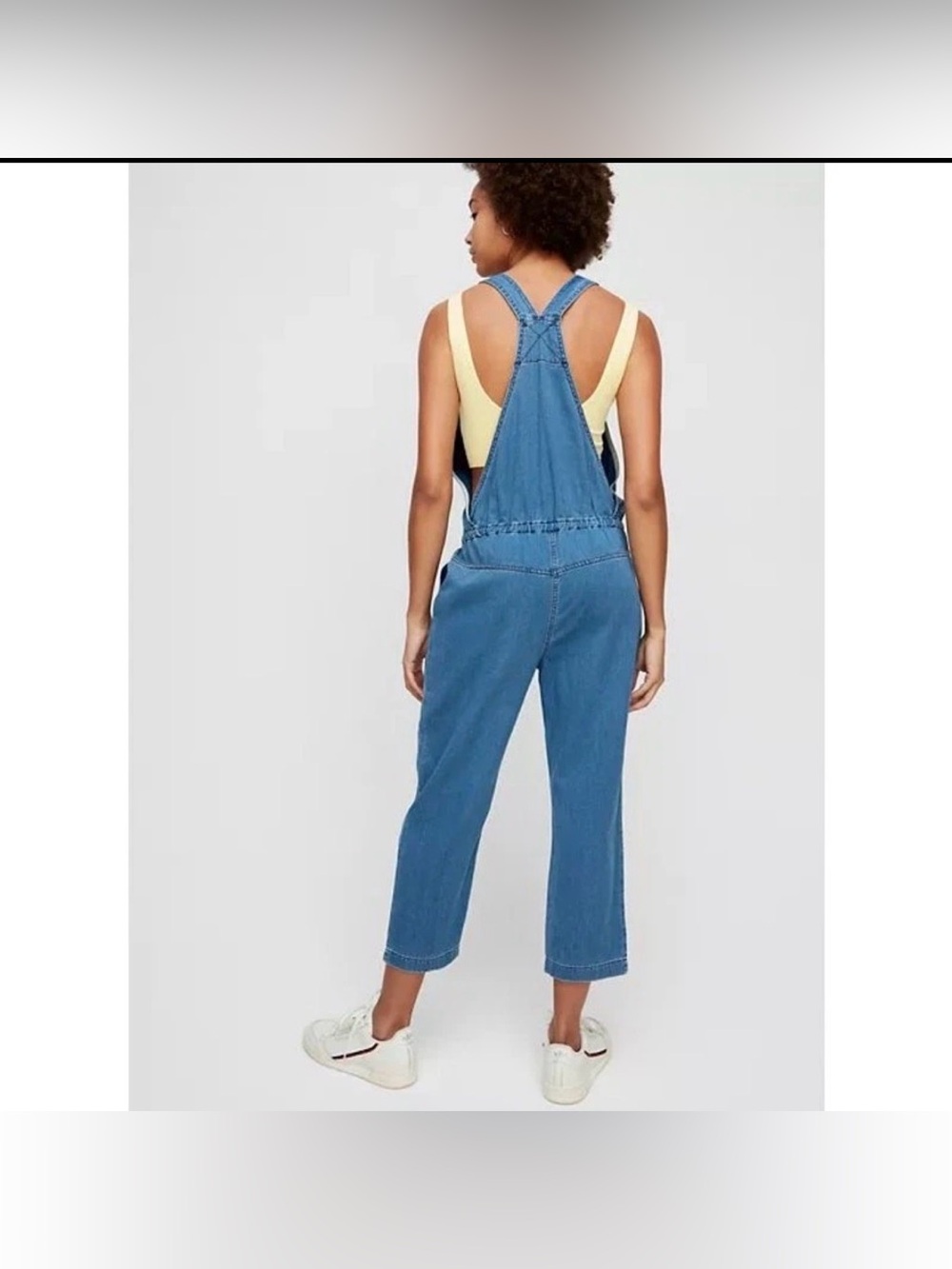 NWT Wilfred Free Valetta Overalls Romper Jumpsuit indigo size medium - Picture 2 of 9